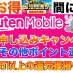 【🐸6月超チャンス急げ！🉐】楽天モバイルの申し込みキャンペーンを徹底解説！三木谷・楽天従業員紹介キャンペーンを使って楽天ポイント還元。eSIM/Dual SIMも紹介 #楽天モバイル #iphone