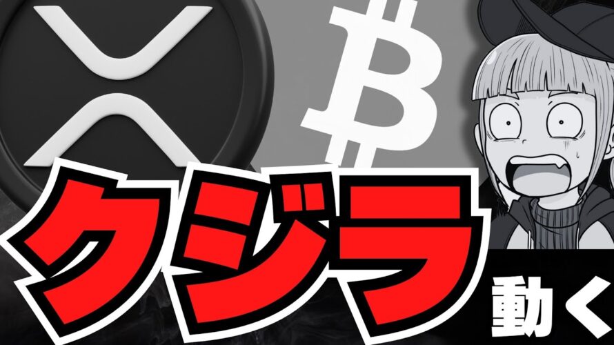 【仮想通貨】リップルクジラがまた動く。ビットコイン&XRPはどうなる?