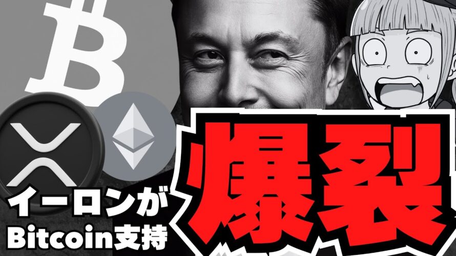 【仮想通貨】イーロンがビットコイン支持&ミーム爆上げ