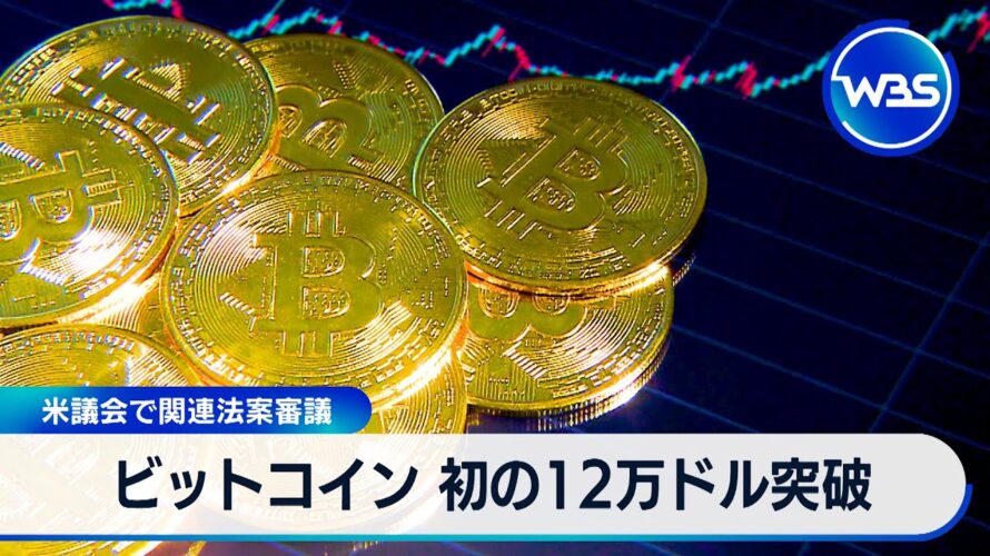 ビットコイン 初の12万ドル突破 米議会で関連法案審議【WBS】