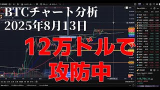 2025年8月13日ビットコイン相場分析