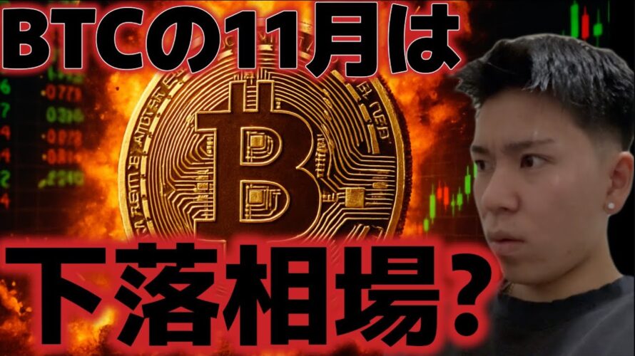 11月はビットコイン下落相場になる??何が上昇の材料になるのか??