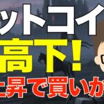 ビットコイン（BTC）！乱高下！大きく反発？〜上昇トレンドに反転か？