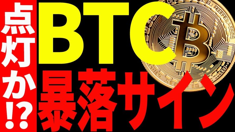 ⚠️ビットコインに暴落サインが点灯⁉⚠️今後鍵となるのは〇〇です！【仮想通貨】