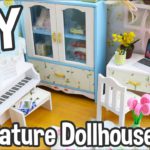 DIY Miniature Dollhouse Kit Cute Room with Working Lights!  Hemiola’s Roombox