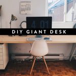 DIY GIANT HOME OFFICE DESK