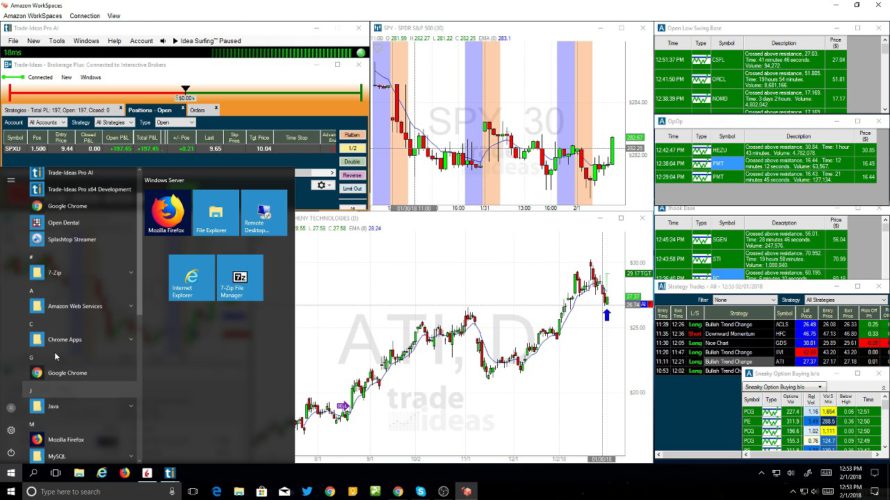 How I use Amazon workspaces for day trading