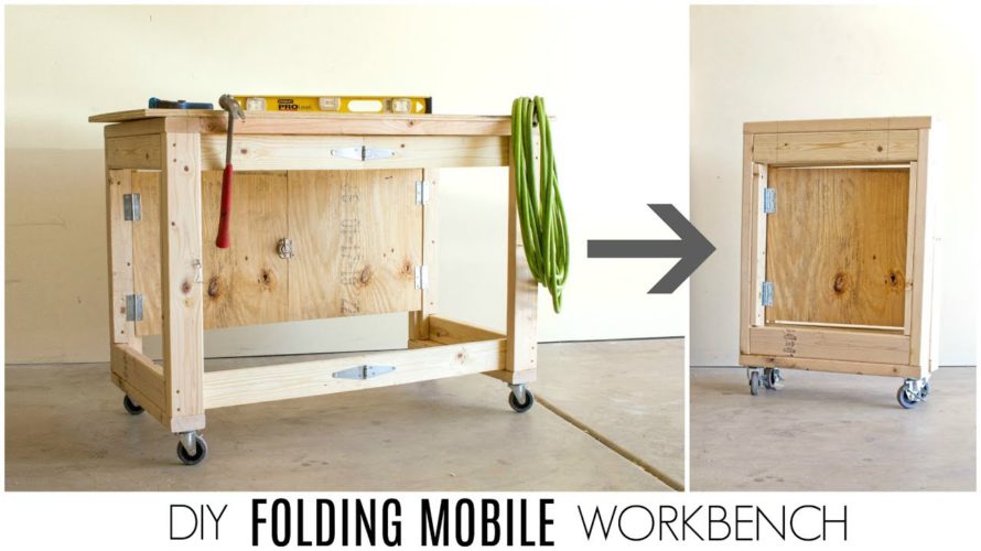 DIY Folding Mobile Workbench