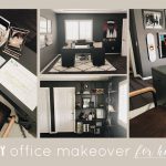 DIY Office Makeover | Masculine + Moody