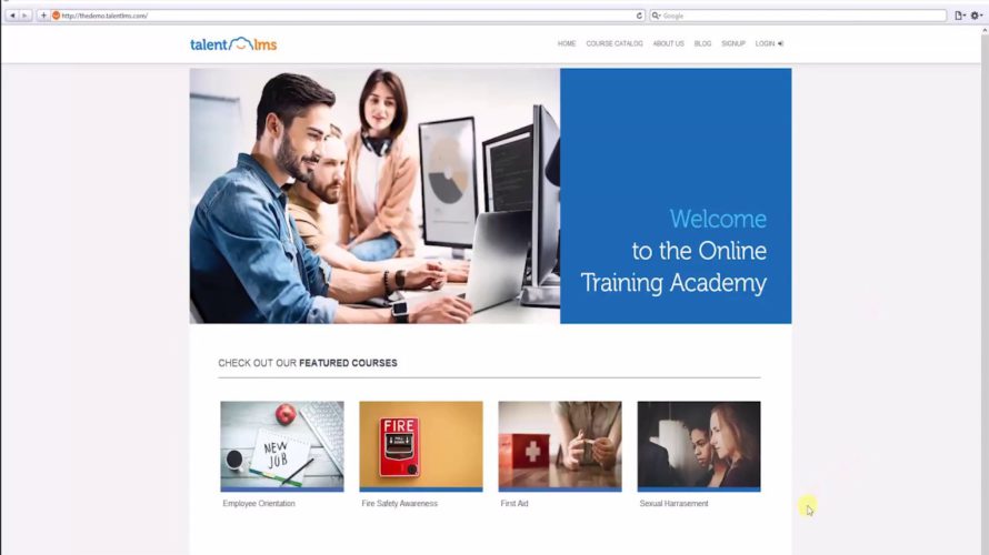 TalentLMS Learning Management System Demo
