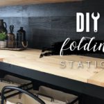 DIY Folding Station for Laundry Room