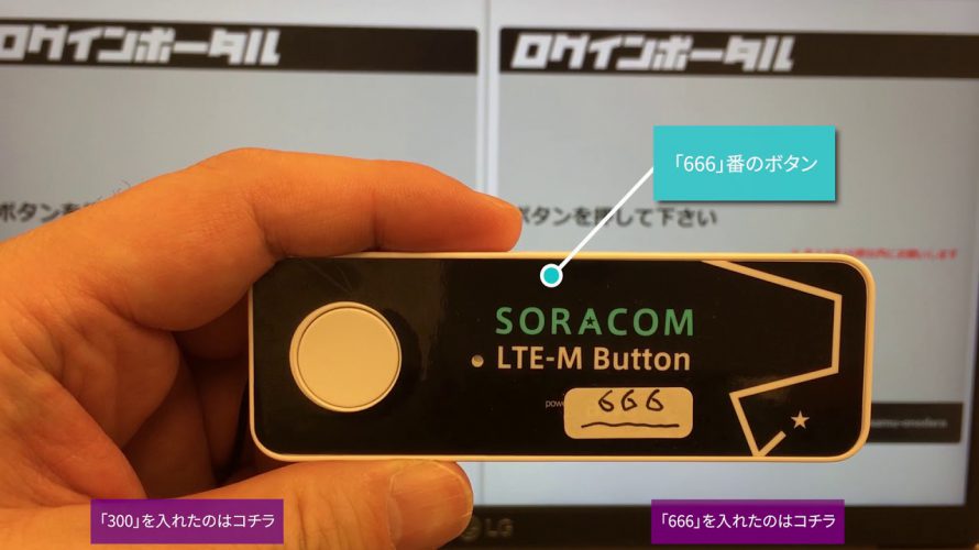 多要素認証のキーとして、LTE-Mボタンを使ってみた