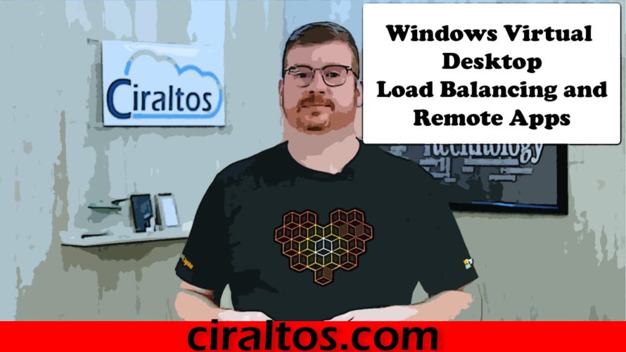 Azure Windows Virtual Desktop Load Balancing and Remote Application Walkthrough