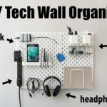 DIY Tech Wall Organizer – IKEA Skadis