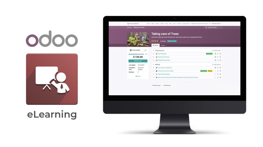 Odoo eLearning: Open Source LMS