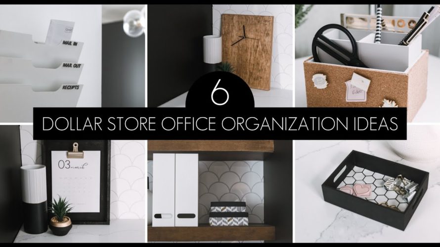Dollar Store Office Organization & DIY Decor