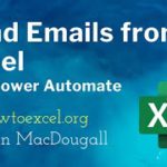 Send Emails from Excel with Power Automate