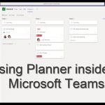 Using Planner in Microsoft Teams for Project Managment