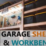 DIY Garage Shelves / Shelf / Workbench / Storage / industrial