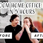 Home Office Makeover | Small Space Transformation In 5 Hours