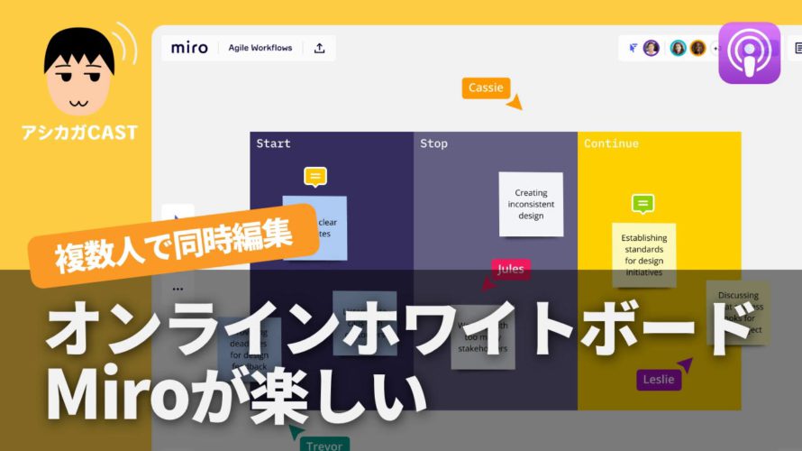 オンラインホワイトボードMiroが楽しい(第294回)