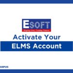 ESOFT – Instructions to activate ESOFT Learning Management System (ELMS)