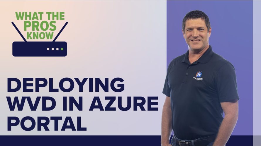 How to easily deploy Windows Virtual Desktop using the Azure Portal