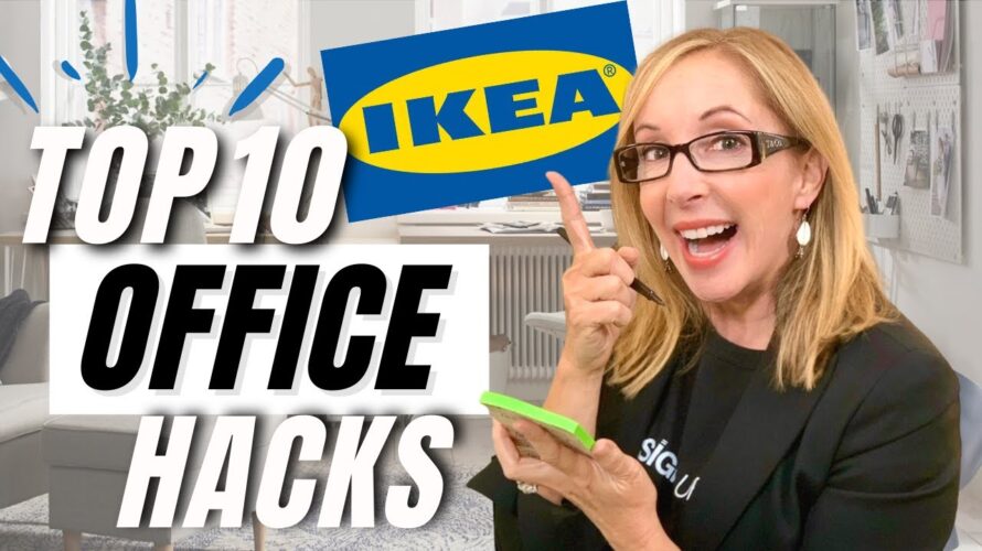 TOP 10 IKEA HOME OFFICE TIPS & HACKS!