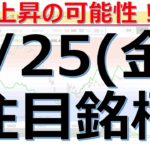 【9月25日(金)の注目銘柄】本日の株式相場振り返りと明日の注目銘柄を解説