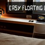 DIY Floating Desk || EASY Affordable Home Office!