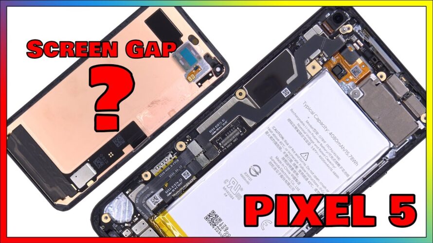 Google Pixel 5 5G Disassembly Teardown Repair Video Review. Screen Gap?