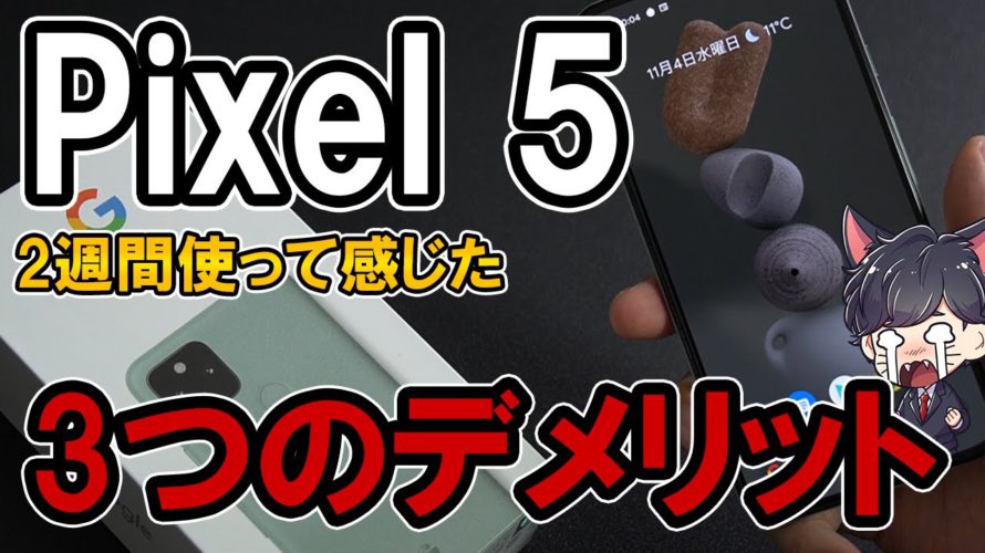 Pixel 5 購入レビュー!2週間使って感じた良いところ悪いところ
