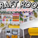 EXTREME CRAFT ROOM MAKEOVER + TOUR 2020! *On A Budget* | Organization Ideas!