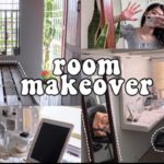 EXTREME SMALL ROOM MAKEOVER: EP 1| DIY Loft bed and study desk (Eng Sub)| Philippines