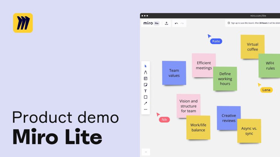 Meet Miro Lite, the free online whiteboard for teams