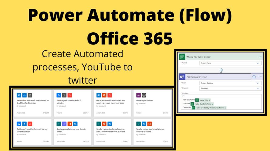 Power Automate, (Flow) in Microsoft Office 365