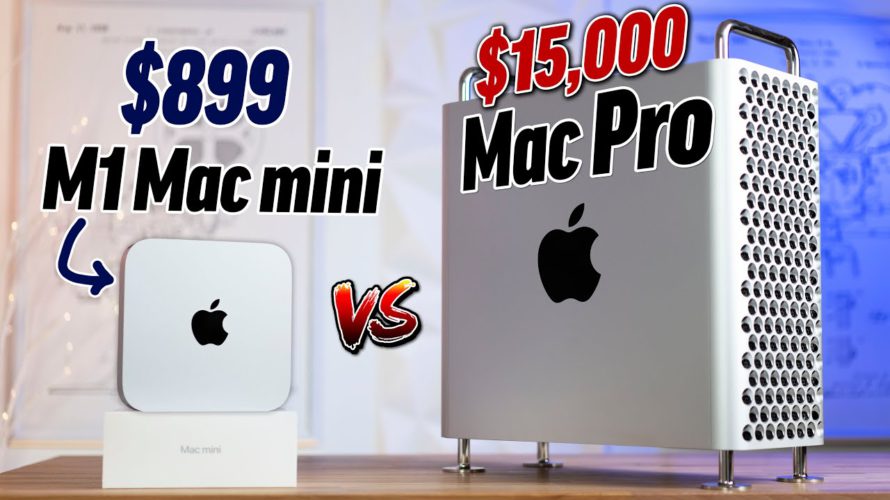 16GB M1 Mac Mini vs 192GB Mac Pro – Yes, it’s FASTER..