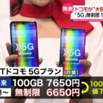 ドコモ「５Ｇ」無制限１０００円値下げへ…問い合わせ増（2020年12月18日放送「news every.」より）