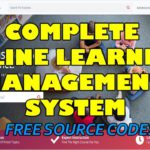 Complete Online Learning Management System using PHP/MySQL | Free Source Code Download