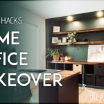 WORK FROM HOME OFFICE MAKEOVER – Ikea Hacks to Create Beautiful Workspace + FULL COST BREAKDOWN $$