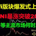 【比特币分析】Defi版块爆发式上涨！UNI暴涨突破20$！ETH等主流市场何时启动？