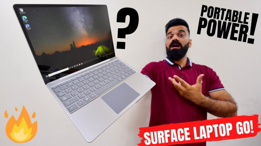 This Laptop Has Good Portable Power!!! Microsoft Surface Laptop Go Unboxing🔥🔥🔥