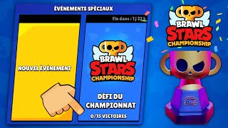 BRAWL STARS – MON DÉFI DU CHAMPIONNAT EN ENTIER !! OBJECTIF 15 VICTOIRES