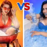 Défi Chaud VS Froid / Blagues Marrantes / Situations Amusantes / Types de Personnes / Super-Héros