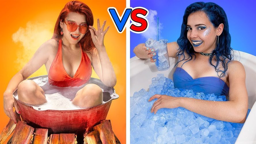 Défi Chaud VS Froid / Blagues Marrantes / Situations Amusantes / Types de Personnes / Super-Héros