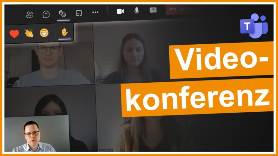 🎥 Microsoft Teams Videokonferenz 2021 (erstellen, teilnehmen & Funktionen)