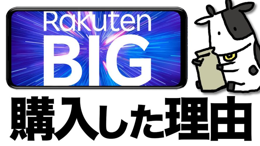 楽天モバイルでRakuten BIGを購入!5Gで試してほしいことを募集します【楽天BIG】