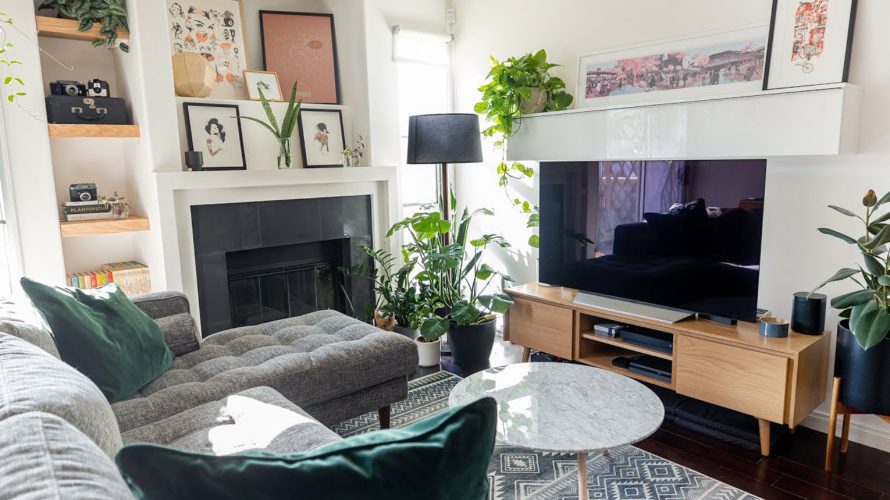 Room Tour – Relaxing DIY Living Room Makeover