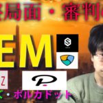 【仮想通貨チリーズ,ポルカドット,XEM,IOST】XEMどうなる！？最終局面に突入！CHZ爆上げからの本日高値更新無しからの警戒強まる。