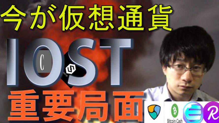【仮想通貨ビットコインキャッシュ, REEF,XEM,ENJ,IOST,CELR】仮想通貨それぞれが重要局面!!